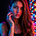 Micro LED Projection Portrait