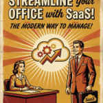 1950s Retro SaaS Advertising Poster