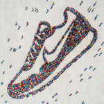 Human Mosaic Silhouette Effect