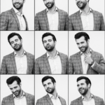 Luxury Monochrome Vogue Contact Sheet