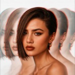 Prismatic Ghost Motion Portrait