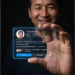 Glass Profile Card