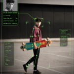 AI Surveillance Vision HUD – Facial Recognition Scan Effect