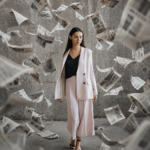 Newspaper Vortex Editorial Portrait