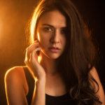 Golden Side Light Portrait Effects