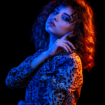 Neon Blue & Orange Cinematic Glow
