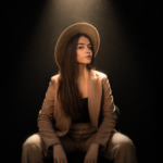 Overhead Spotlight Portrait