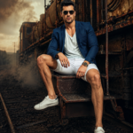 Vintage Locomotive Cinematic Portrait