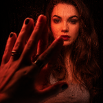 Wet Mirror Reflection – Cinematic Portrait
