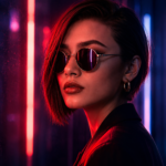 Neon Cyberpunk Portrait